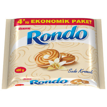 Ülker Rondo Klasik Sade Kremalı 4'lü