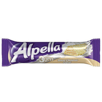Ülker Alpella 3gen Beyaz Çikolatalı Gofret