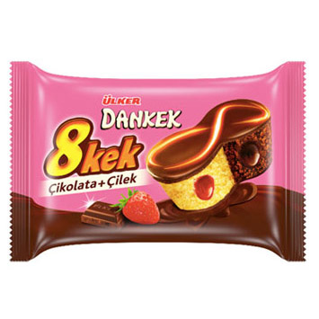 Ülker Dankek 8 Kek Çilek + Çikolata