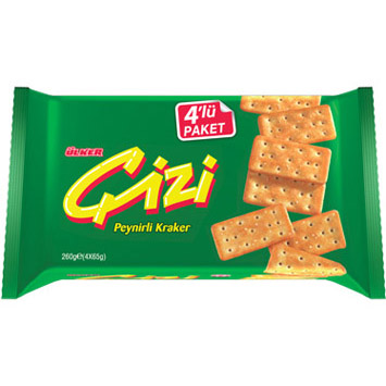 Ülker Çizi Peynirli Kraker 4'lü