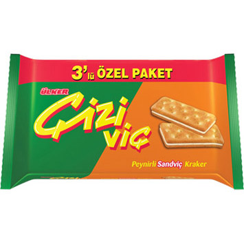 Ülker Çiziviç Peynirli Sandviç Kraker 3'lü