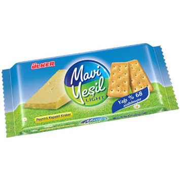 Ülker Mavi Yeşil Light Peynirli Kepekli Kraker