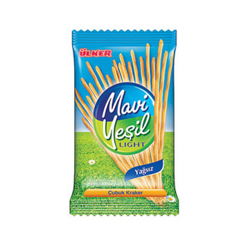 Ülker Mavi Yeşil Light Yağsız Çubuk Kraker